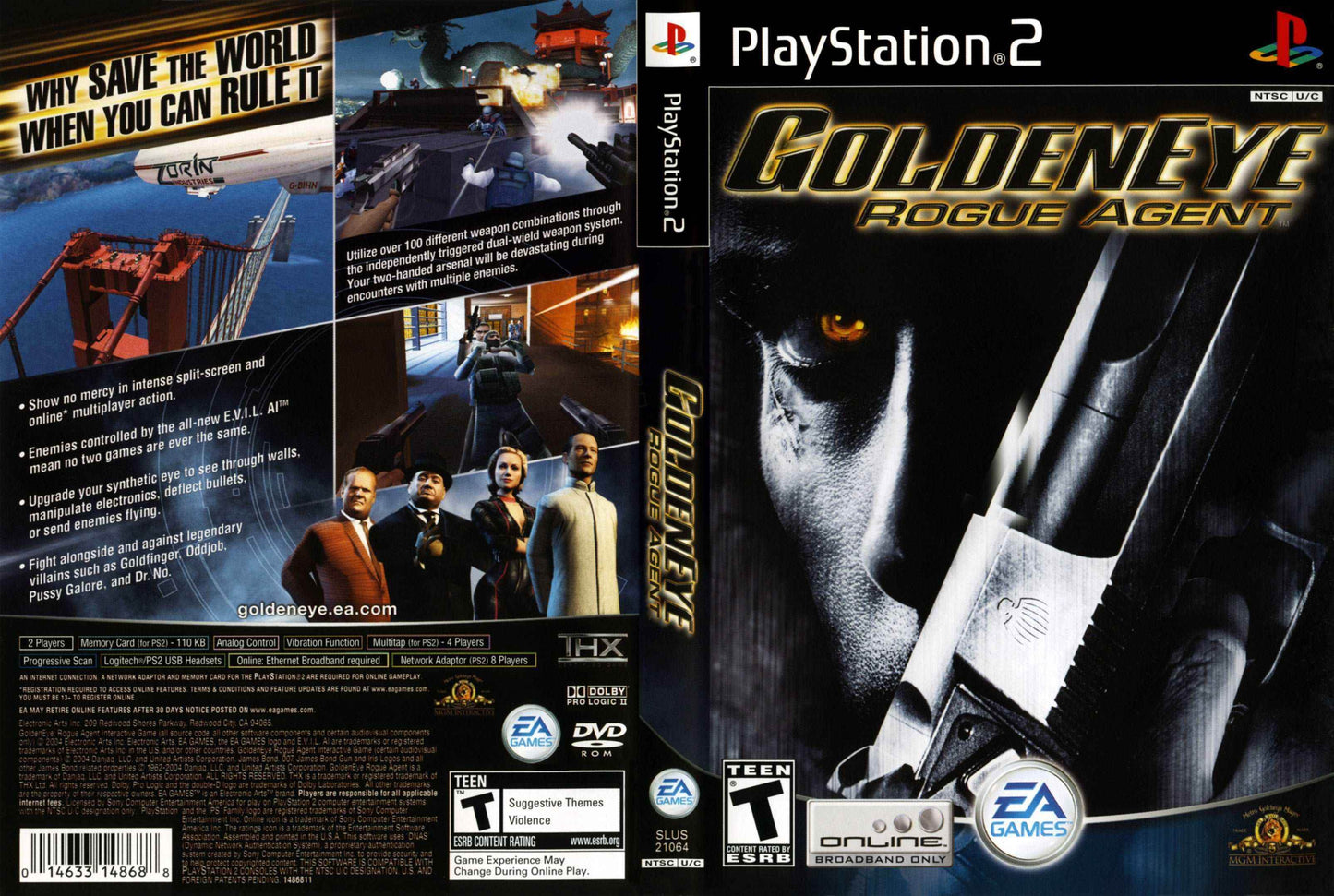 007 - GOLDENEYE - ROGUE AGENT Cover Art - WOI Solutions