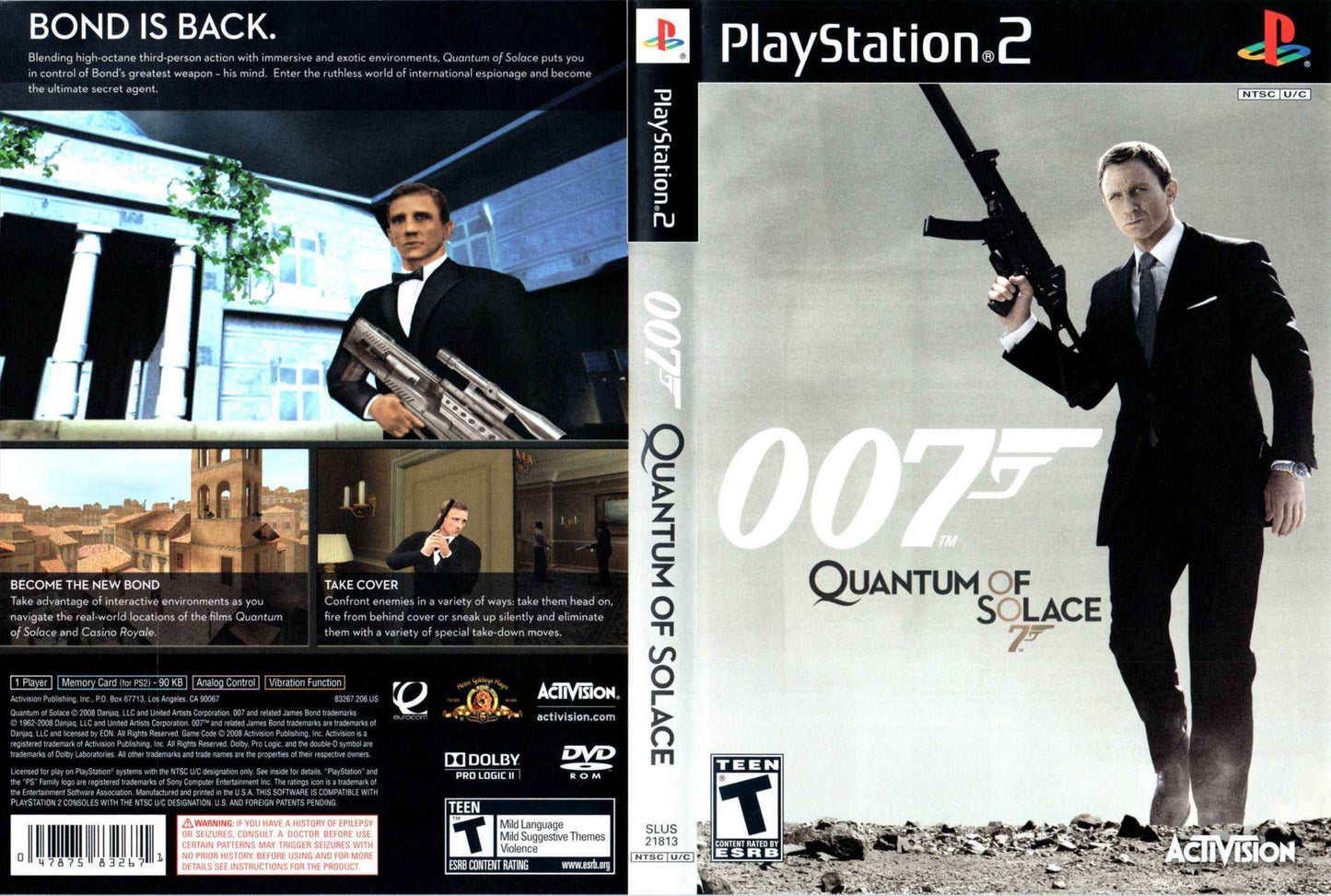 007- Quantum of Solace Cover Art - WOI Solutions