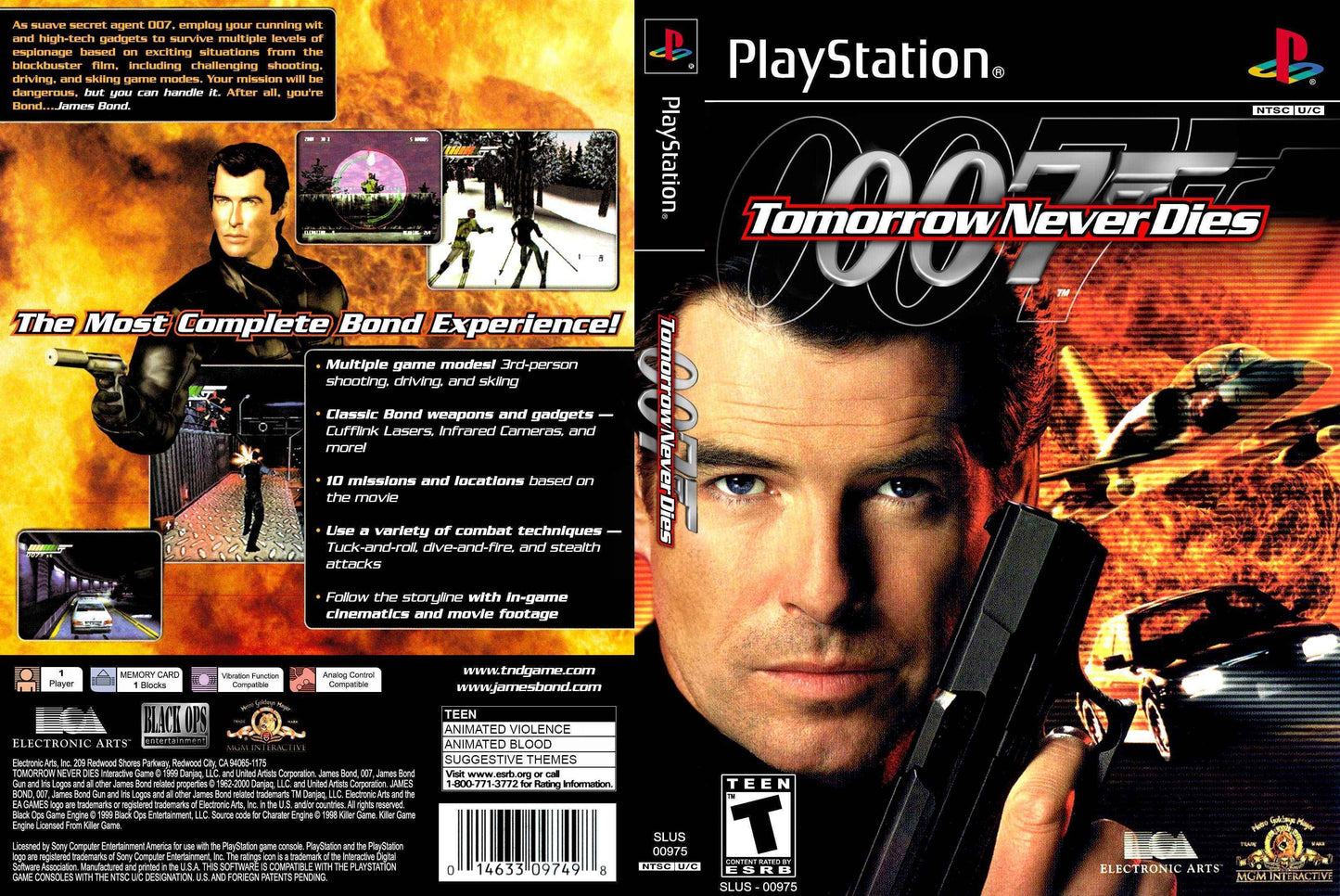 007 - Tomorrow Nevers Dies Cover Art - WOI Solutions