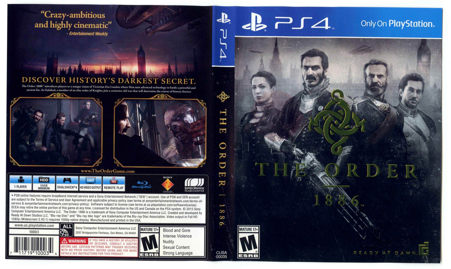 1886 The Order Cover Art - WOI Solutions