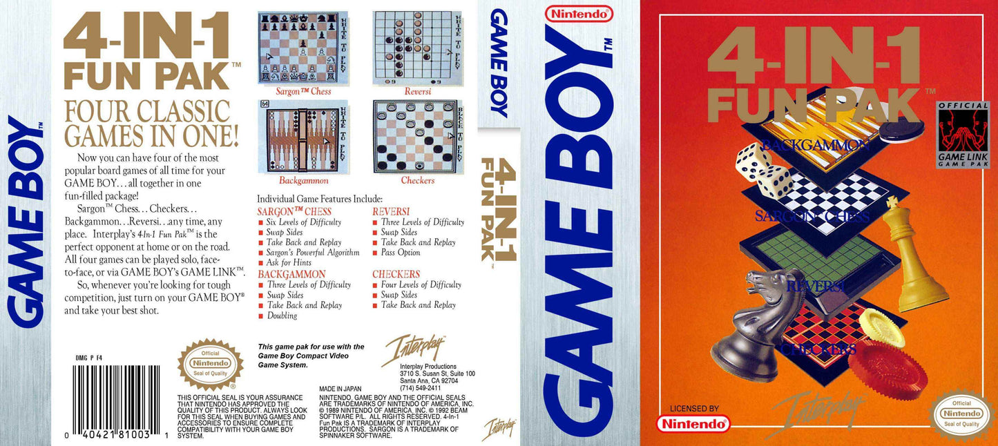 4 in 1 Fun Pak Cover Art - WOI Solutions