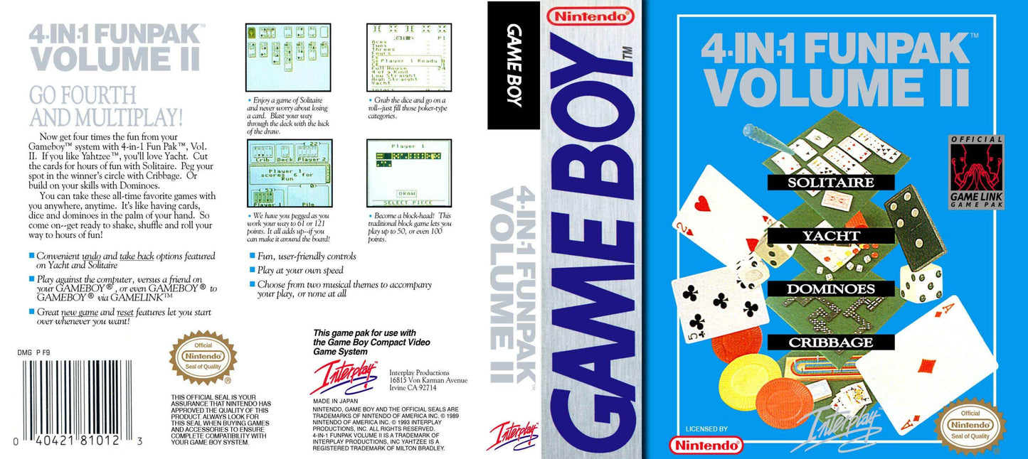 4 in 1 Fun Pak Volume II Cover Art - WOI Solutions