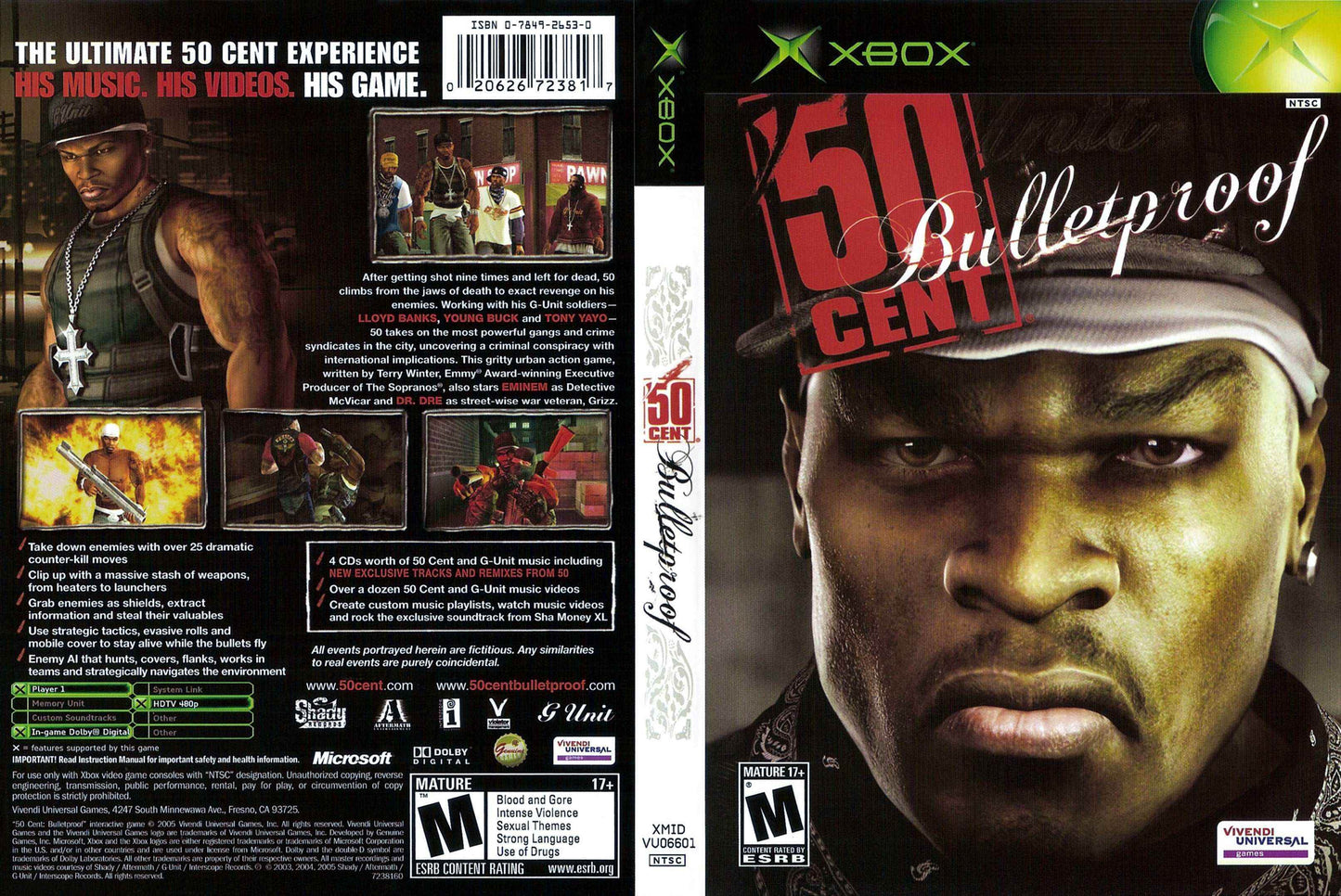 50 Cent Bulletproof Cover Art - WOI Solutions