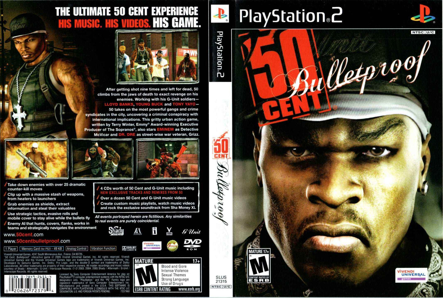 50 Cent Bulletproof Cover Art - WOI Solutions