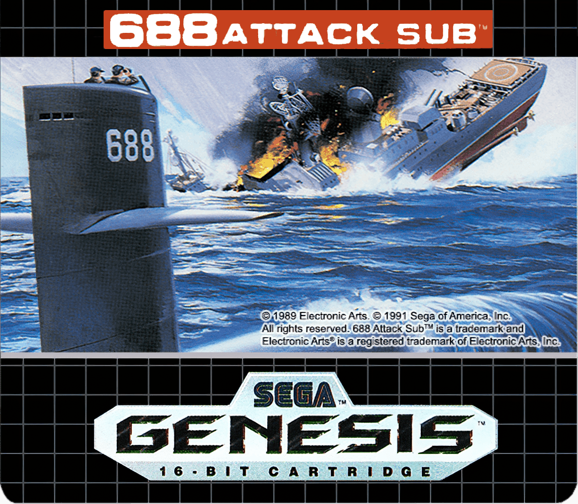688 Attack Sub Cover Art - WOI Solutions