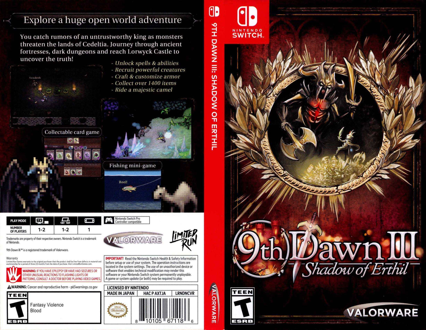 9th Dawn III Shadow of Erthil Cover Art - WOI Solutions