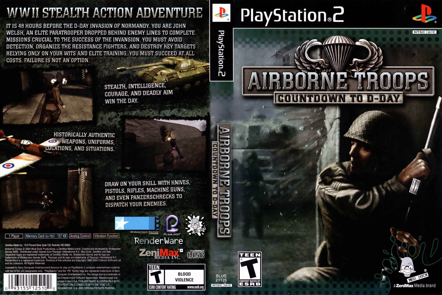 AIRBORNE TROOPS - COUNTDOWN TO D-DAY Cover Art - WOI Solutions