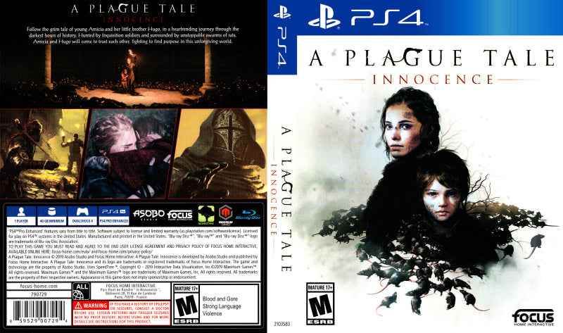 A Plague Tale -Innocence Cover Art - WOI Solutions