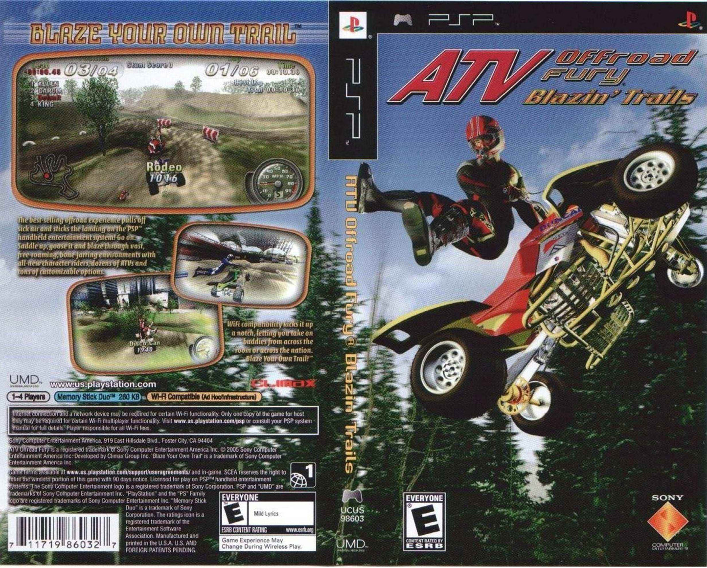 ATV Offroad Fury Blazin' Trails Cover Art - WOI Solutions