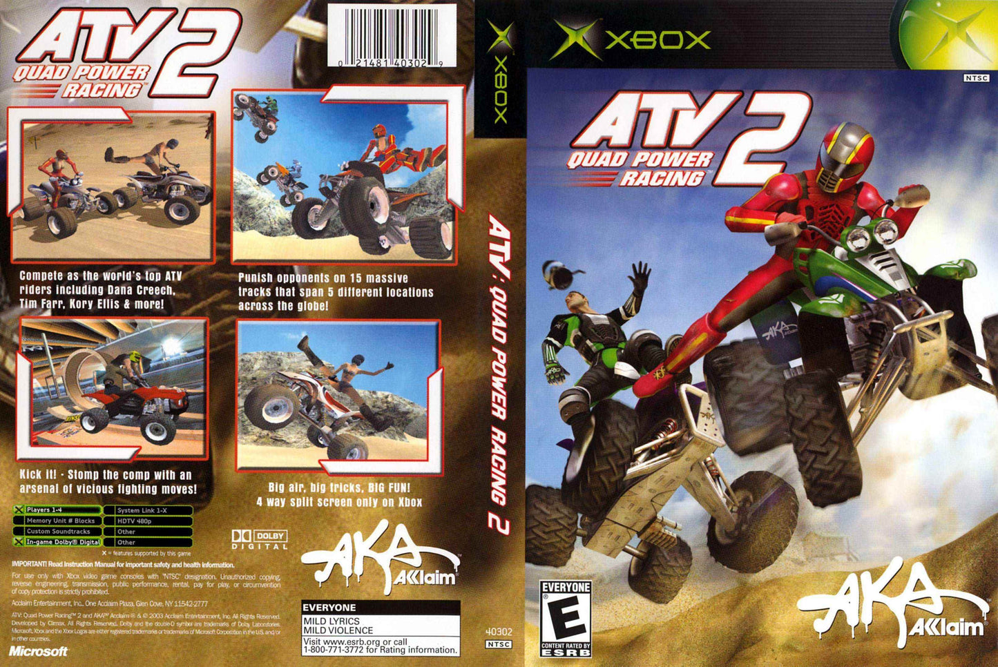 ATV Quad Power Racing 2 Cover Art - WOI Solutions