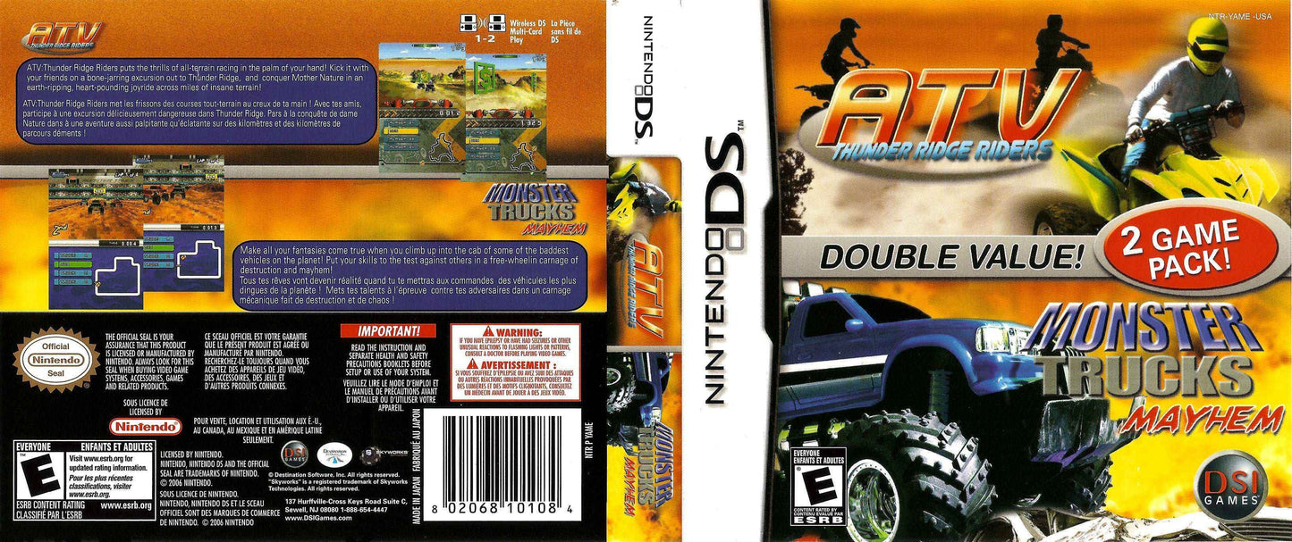 ATV Thunder Ridge Riders & Monster Truck Mayhem Cover Art - WOI Solutions