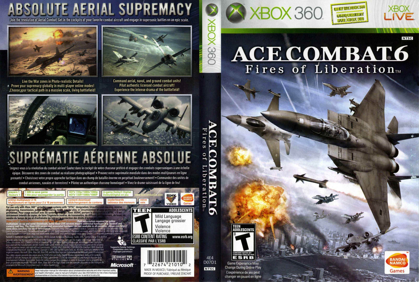 Ace Combat 6 Fires of Liberation Cover Art - WOI Solutions