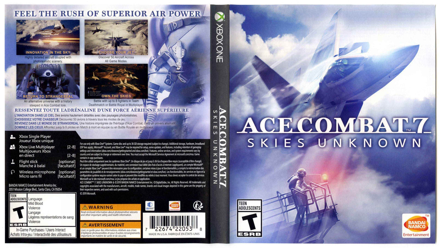 Ace Combat 7 Cover Art - WOI Solutions