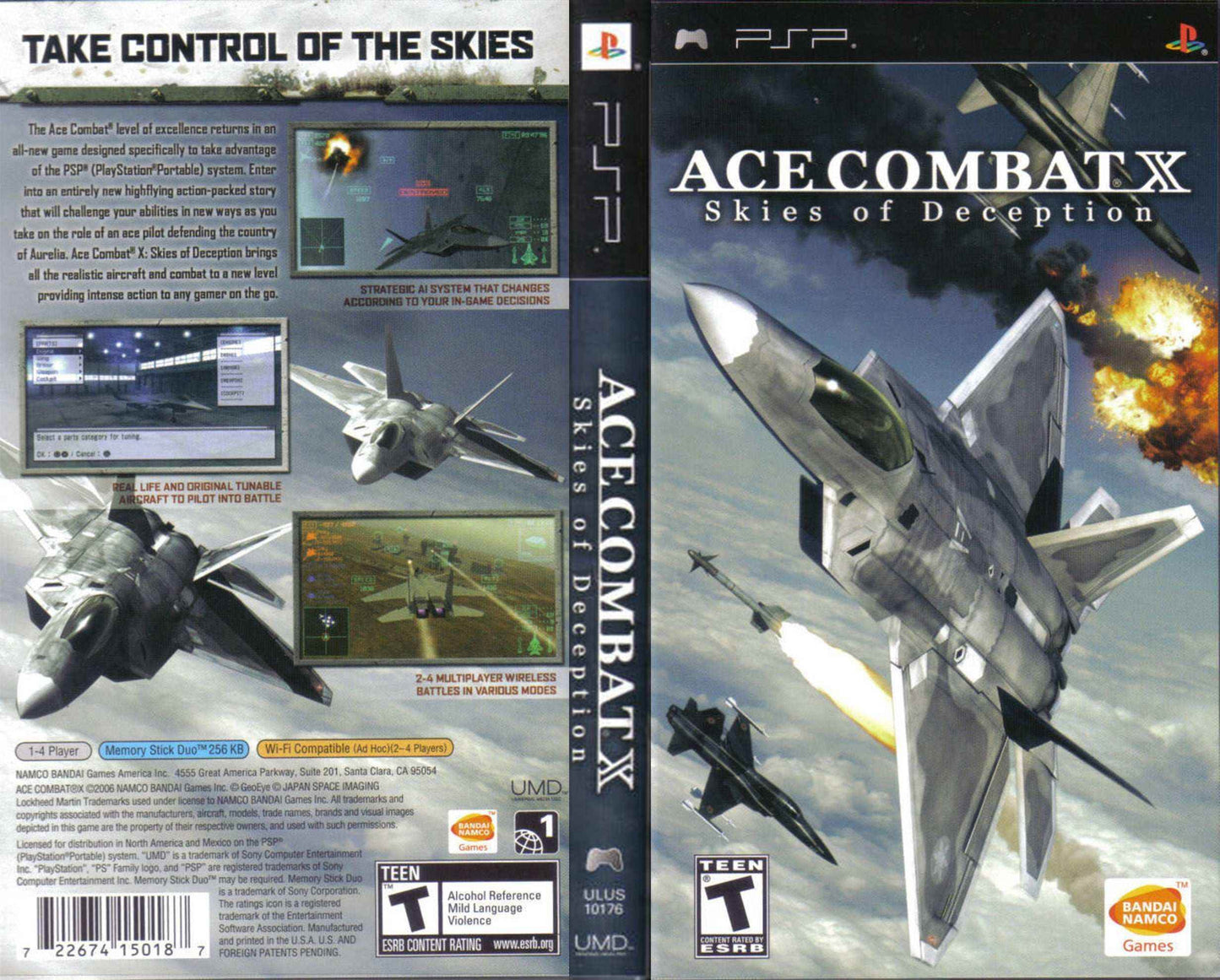 Ace Combat X Skies of Deception Cover Art - WOI Solutions