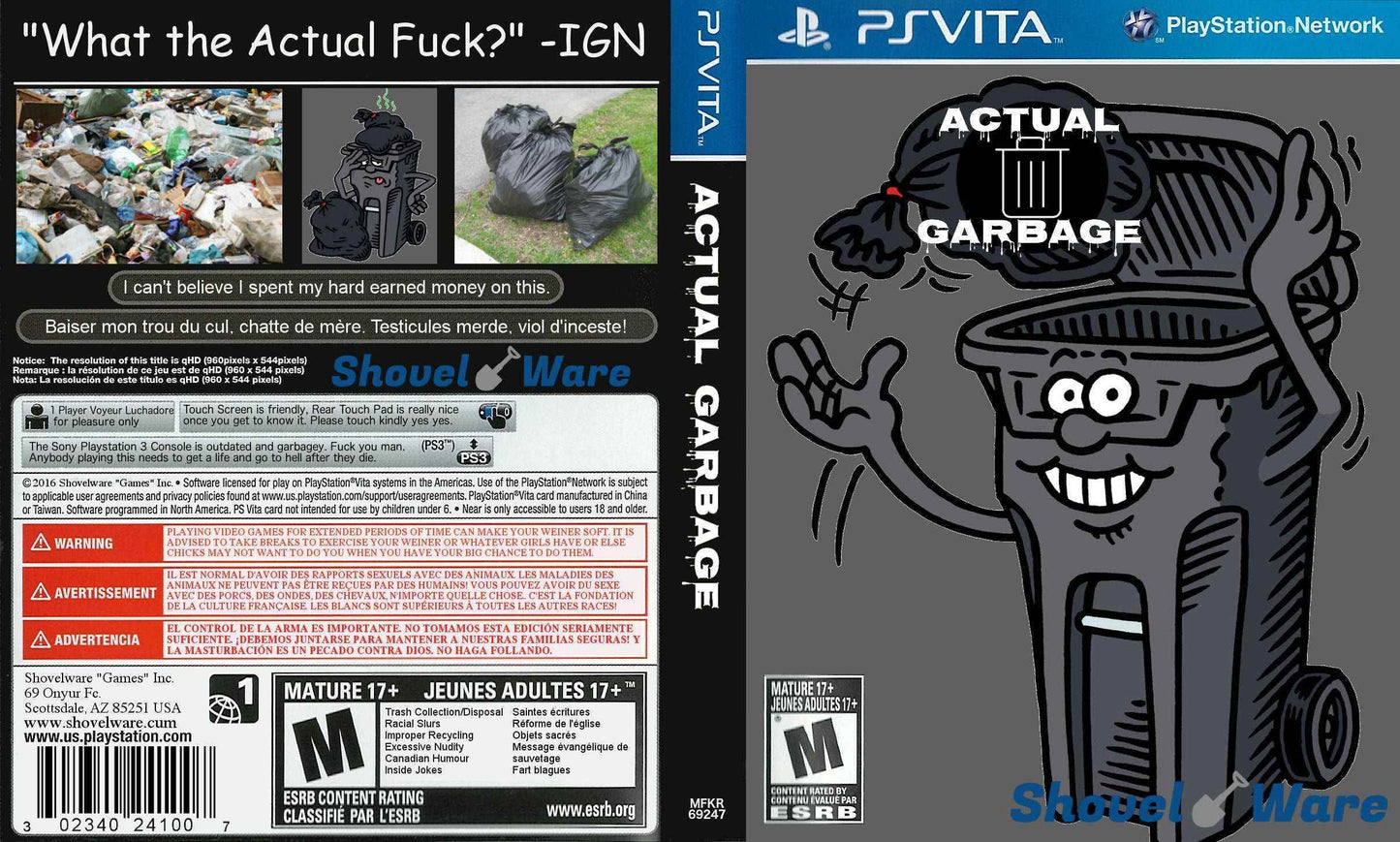 Actual Garbage Cover Art - WOI Solutions