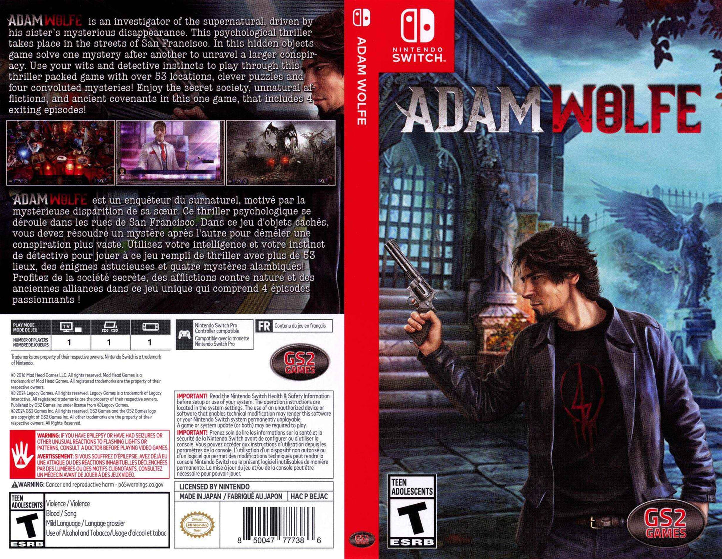 Adam Wolfe Cover Art - WOI Solutions