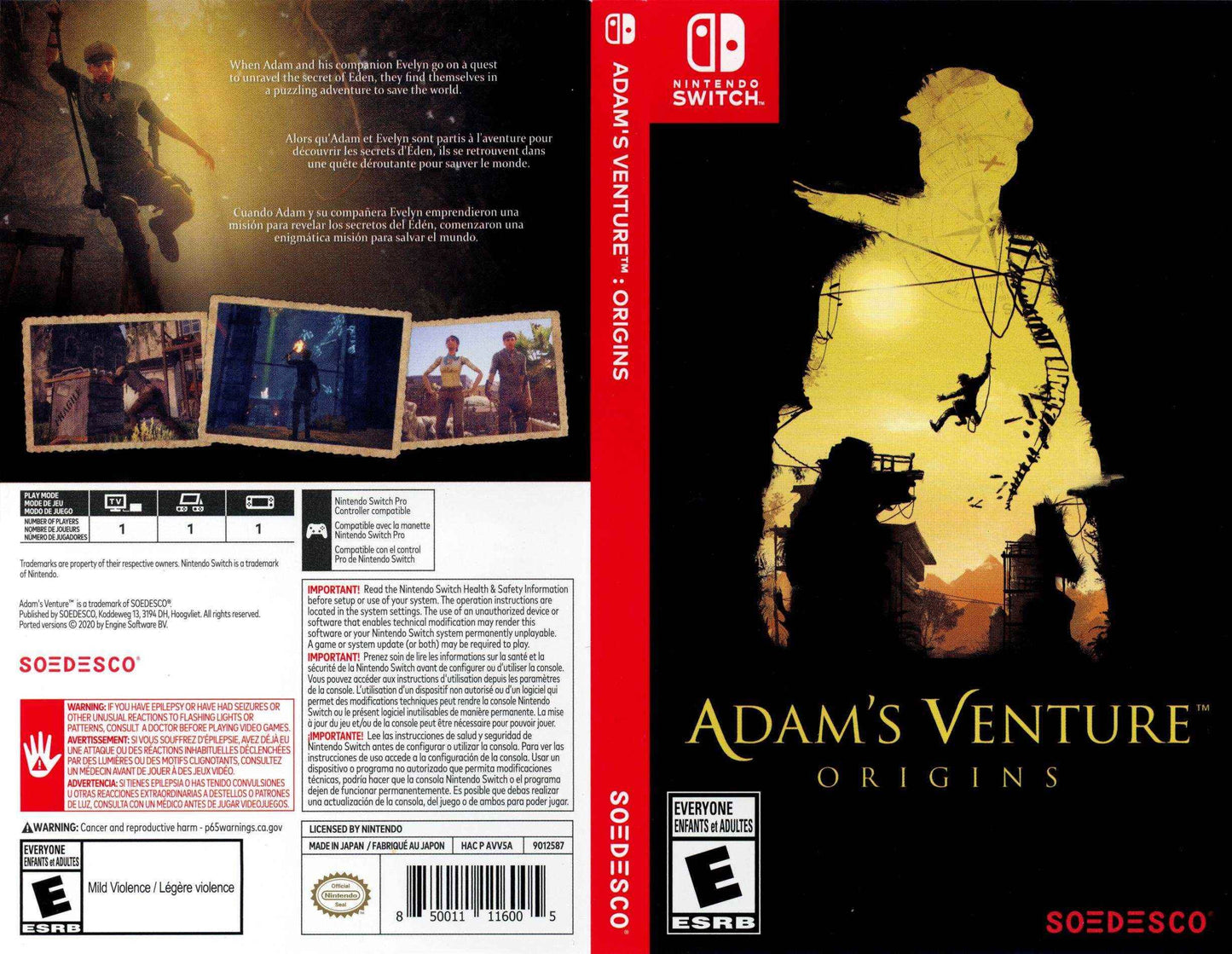 Adam's Venture Origins Cover Art - WOI Solutions