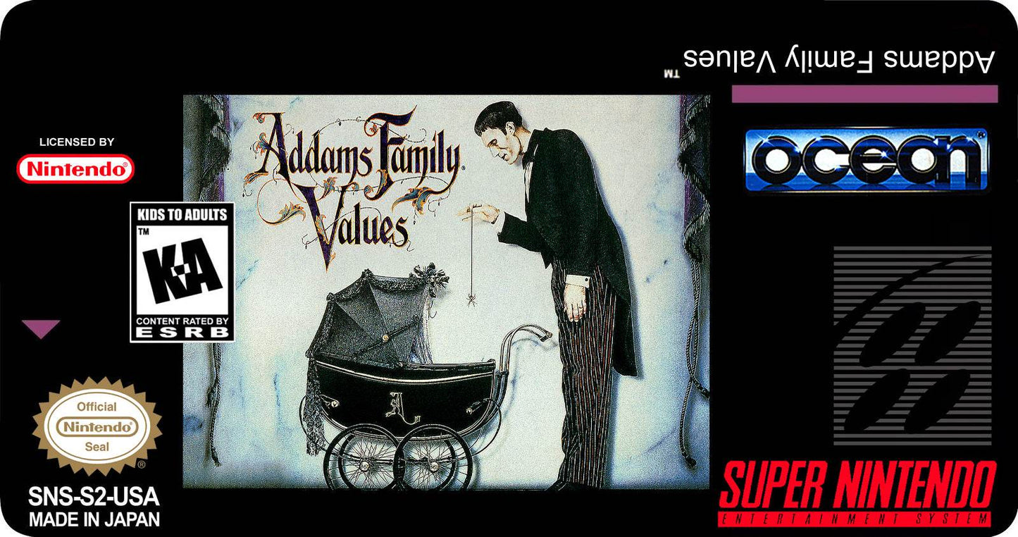 Addams Family Values Cover Art - WOI Solutions