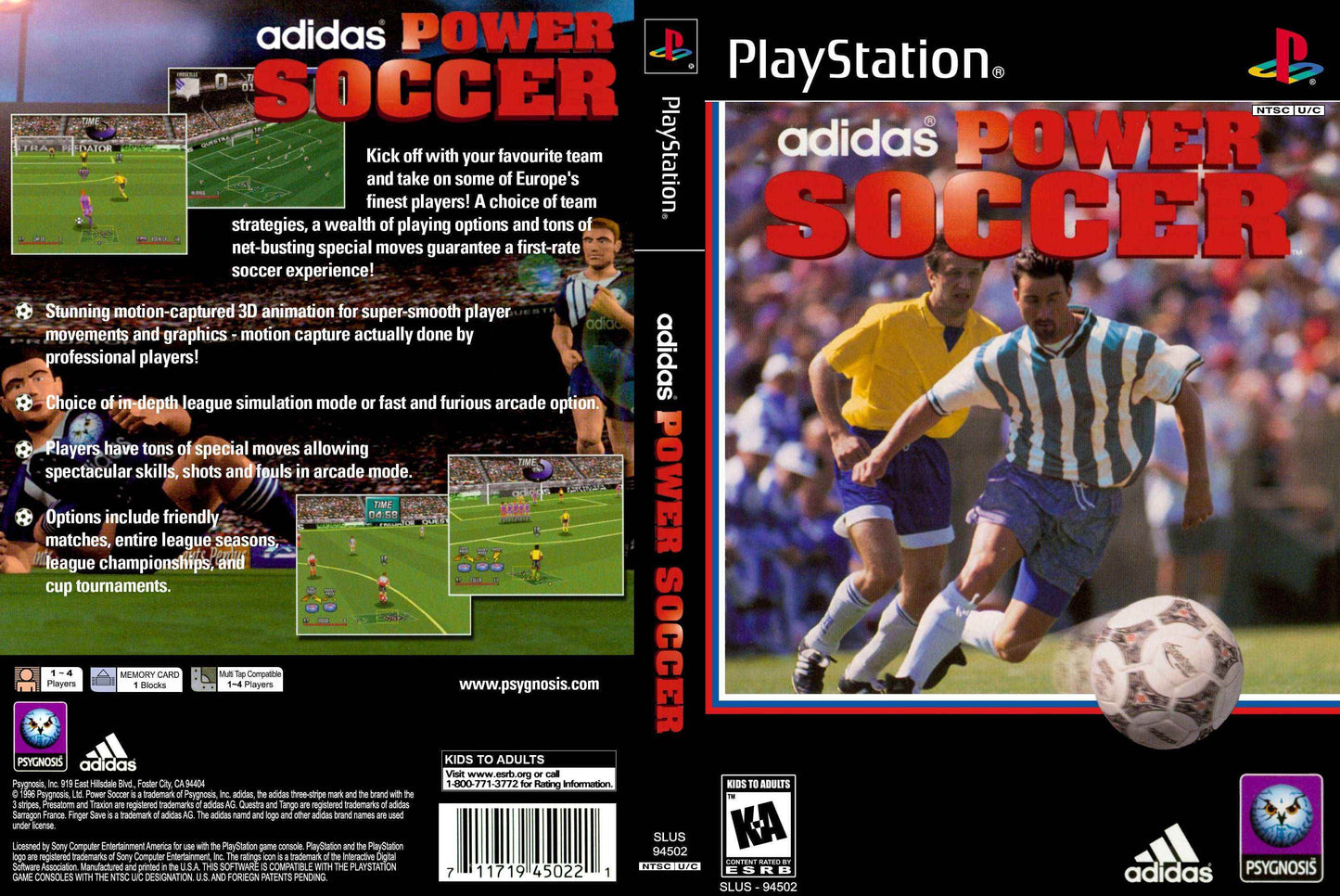 Adidas Power Soccer Cover Art - WOI Solutions