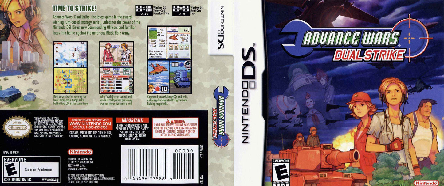 Advance Wars Dual Strike Cover Art - WOI Solutions
