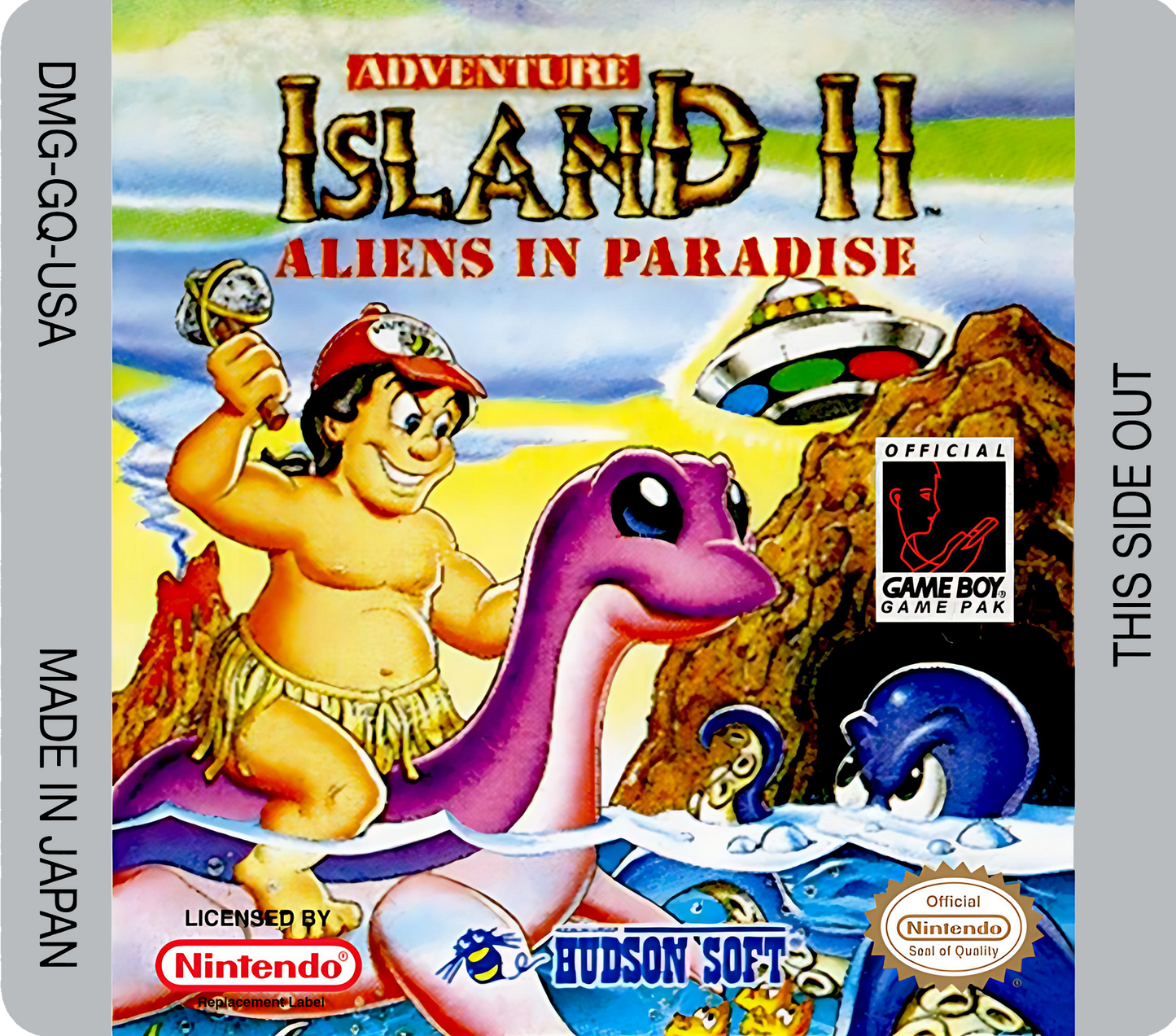 Adventure Island II - Aliens in Paradise Cover Art - WOI Solutions