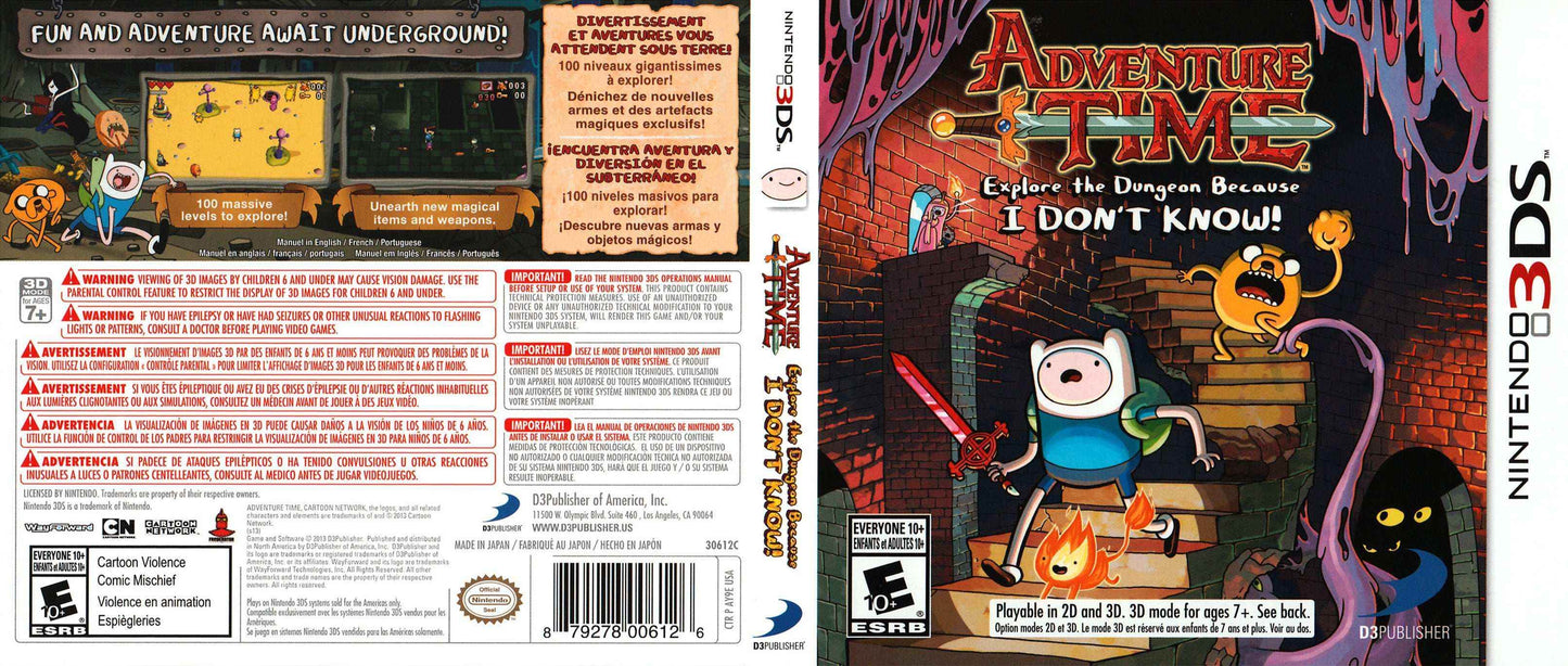 Adventure Time Explore The Dungeon Because I Don't Know! Cover Art - WOI Solutions