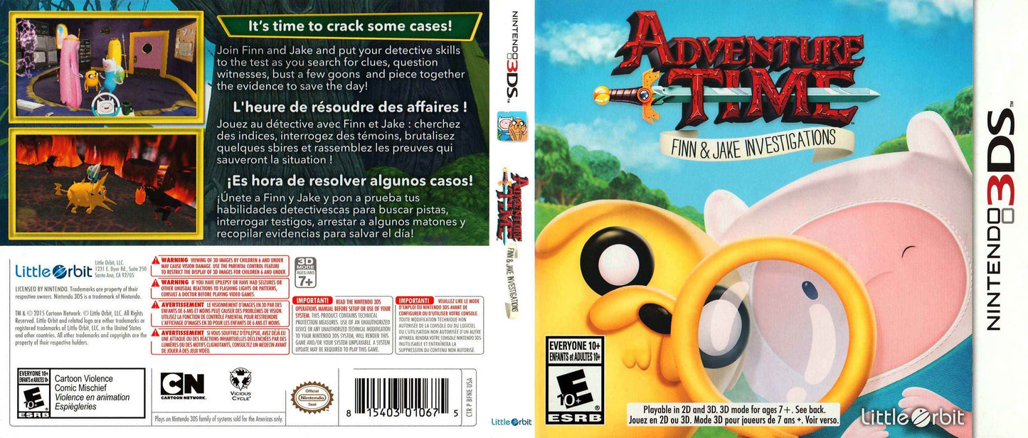 Adventure Time Finn & Jake Investigations Cover Art - WOI Solutions