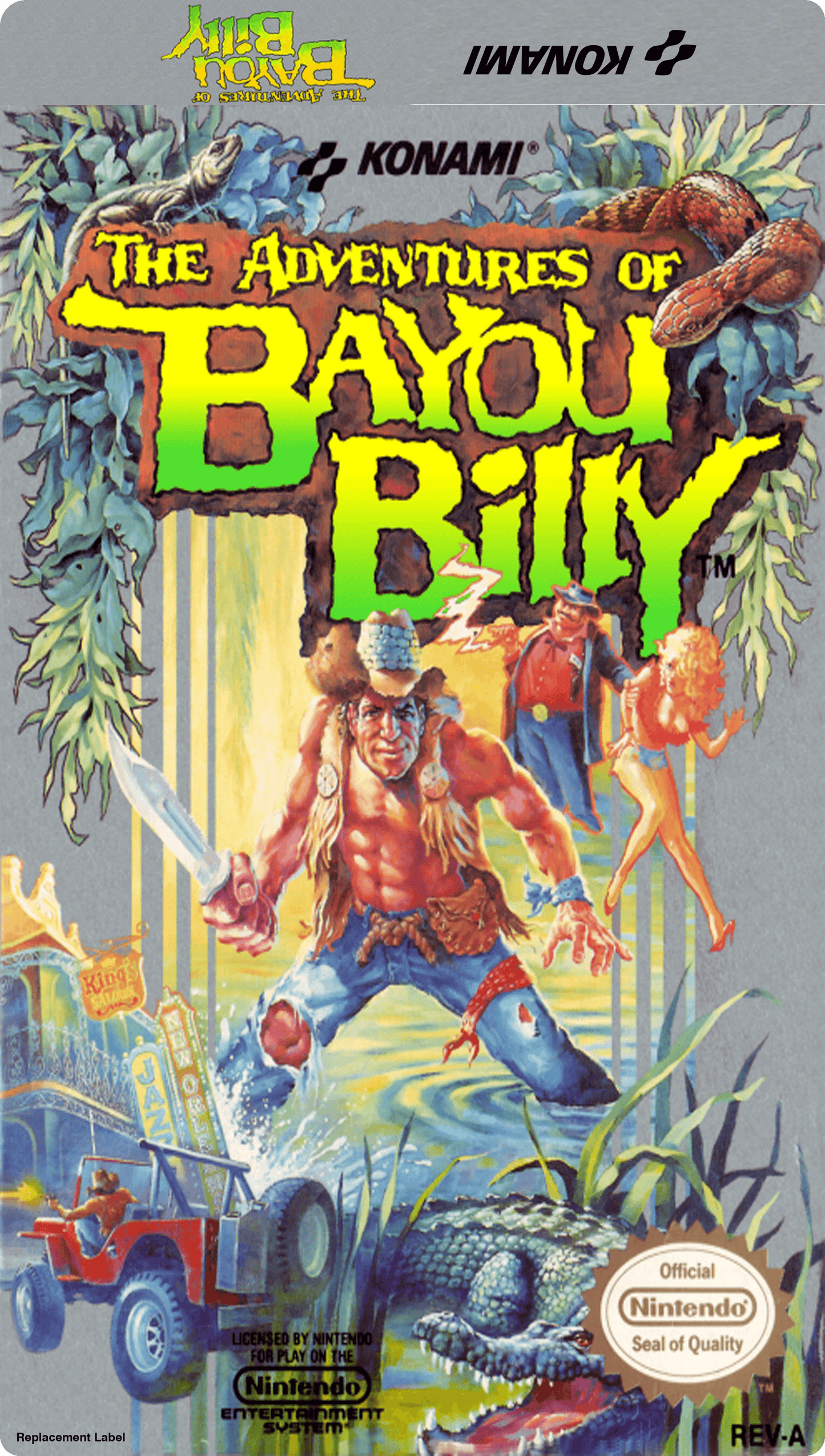 Adventures of Bayou Billy Cover Art - WOI Solutions