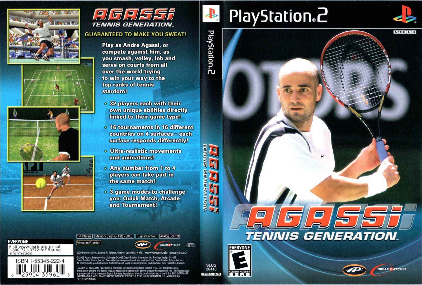 Agassi Tennis Generation Cover Art - WOI Solutions