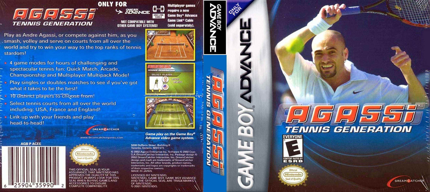 Agassi Tennis Generation Cover Art - WOI Solutions