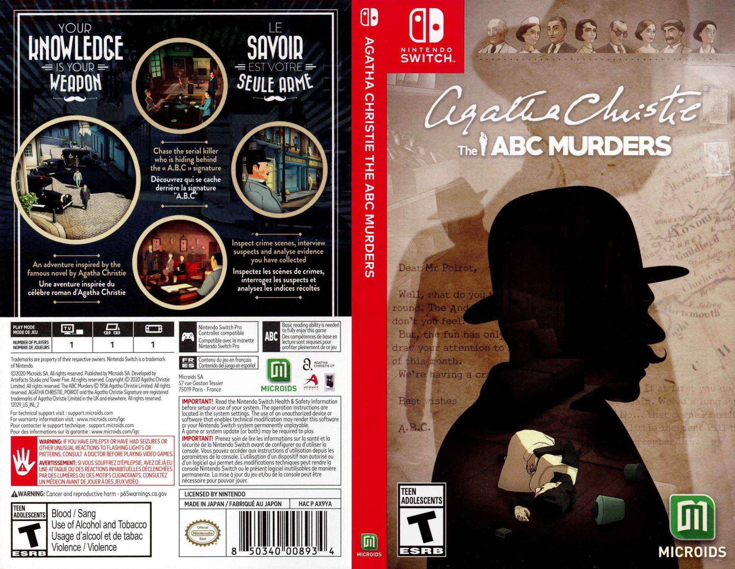 Agatha Christie the ABC Murders Cover Art - WOI Solutions