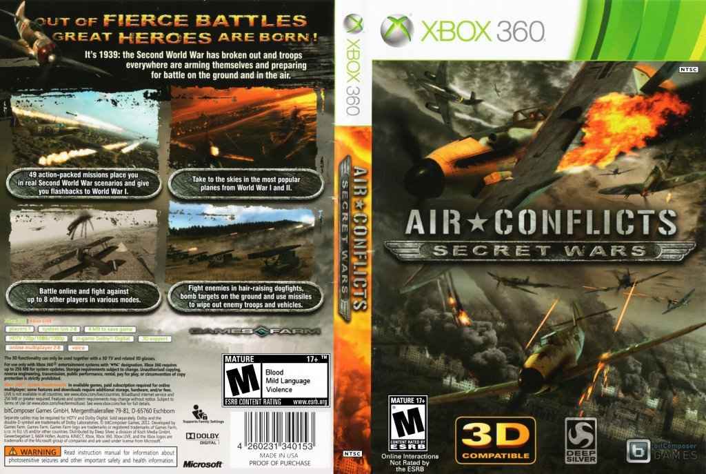 Air Conflicts Secret Wars Cover Art - WOI Solutions