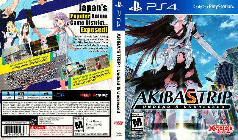Akiba's Trip - Undead & Undressed Cover Art - WOI Solutions