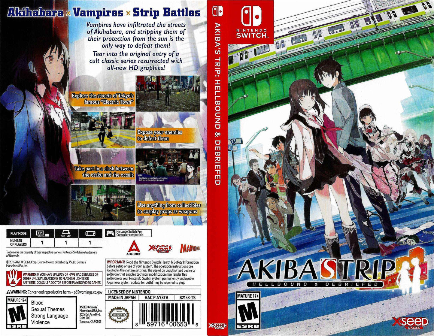 Akiba's Trip Hellbound & Debriefed Cover Art - WOI Solutions