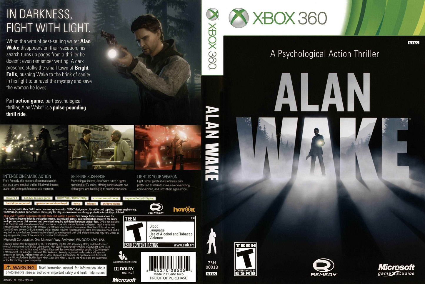 Alan Wake Cover Art - WOI Solutions