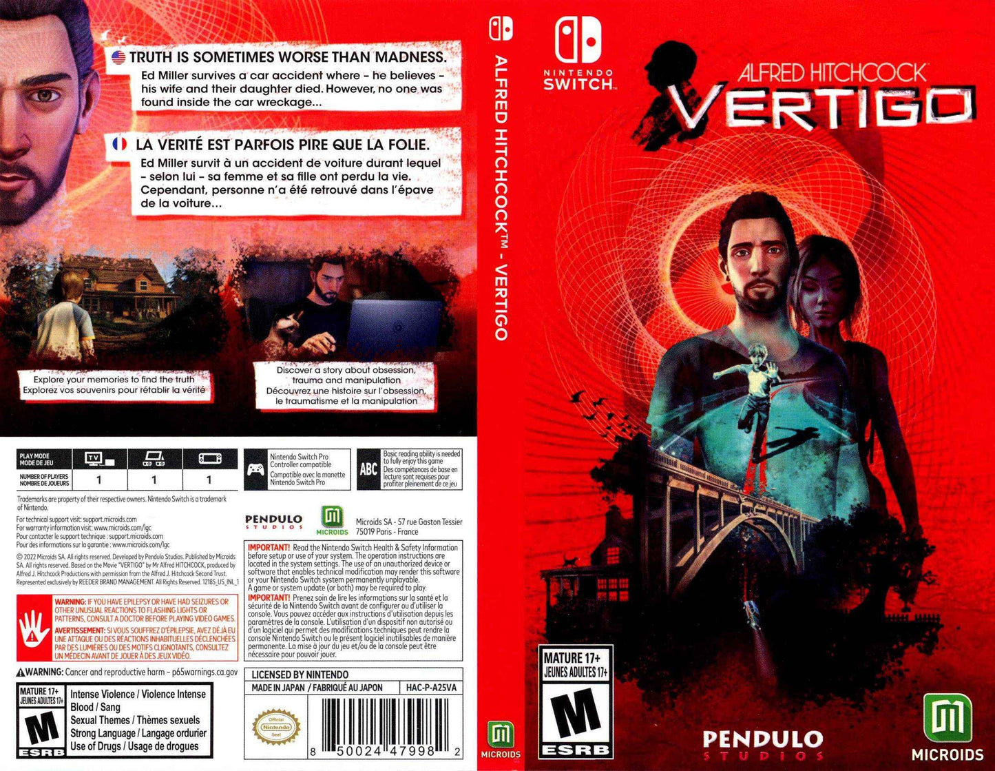 Alfred Hitchcock Vertigo Cover Art - WOI Solutions