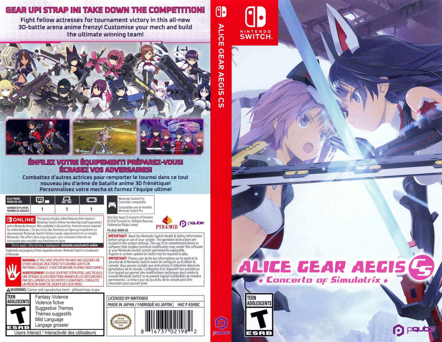 Alice Gear Aegis CS Cover Art - WOI Solutions