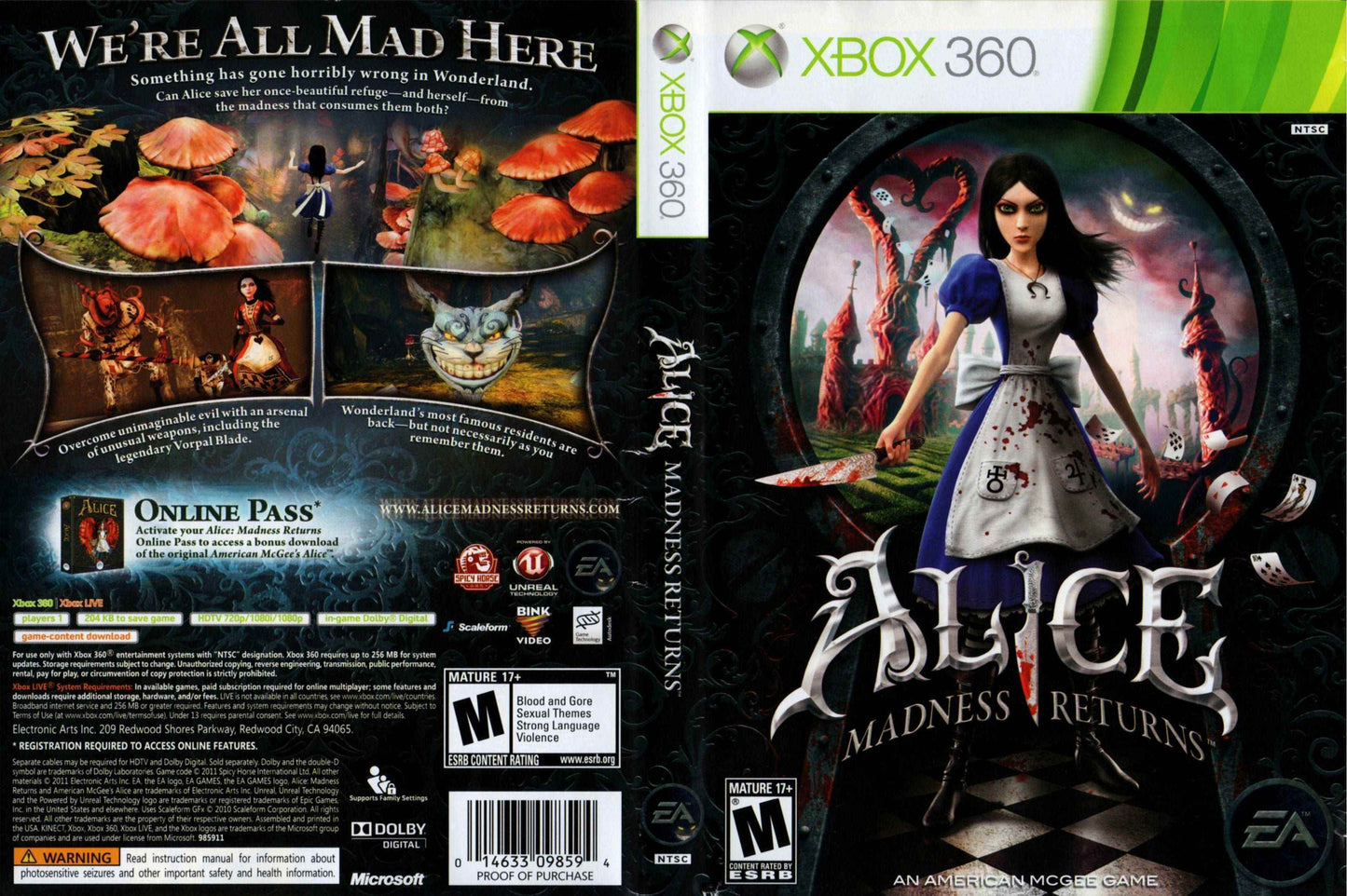 Alice Madness Returns Cover Art - WOI Solutions
