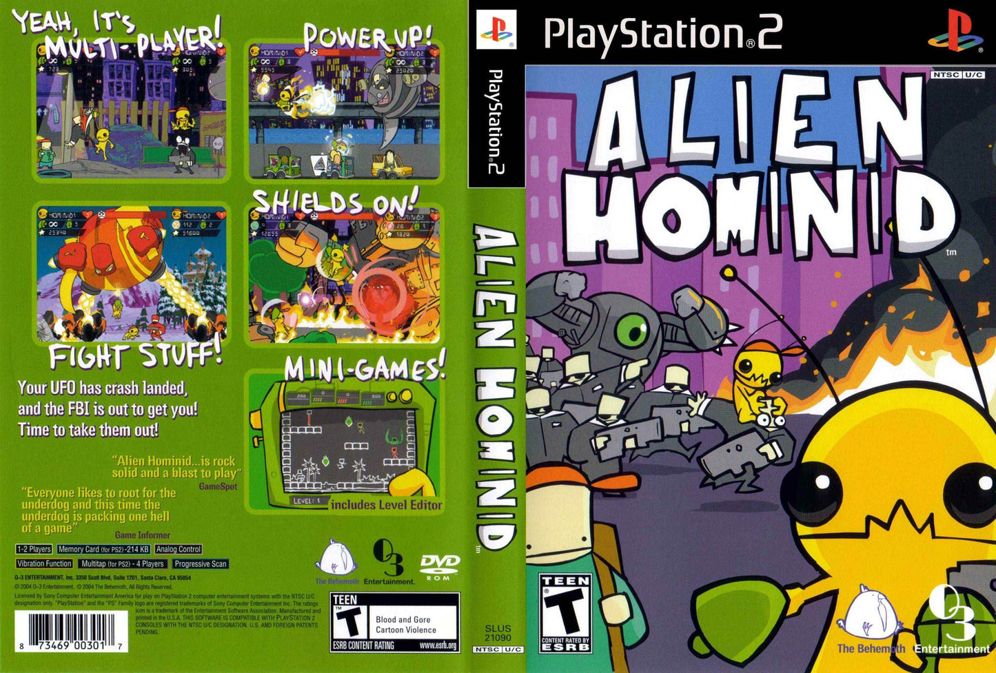 Alien Hominid Cover Art - WOI Solutions
