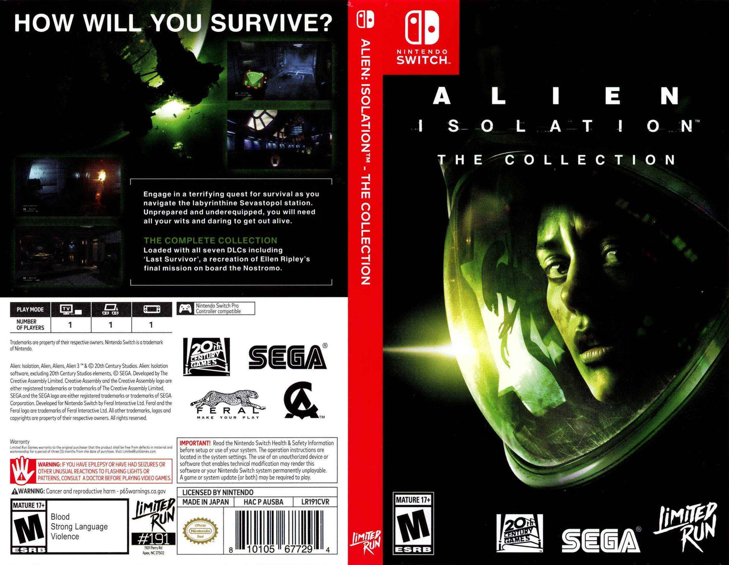 Alien Isolation The Collection Cover Art - WOI Solutions