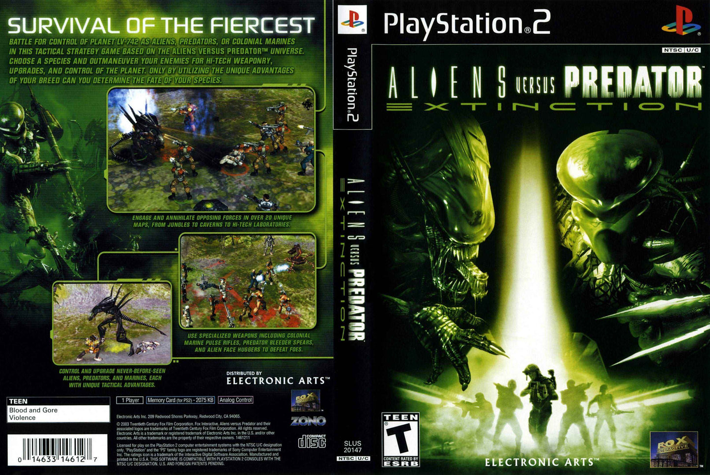Aliens vs Predator Extinction Cover Art - WOI Solutions