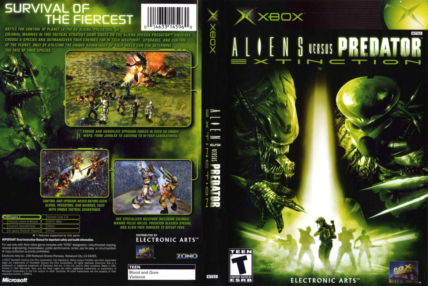 Aliens vs Predator Extinction Cover Art - WOI Solutions