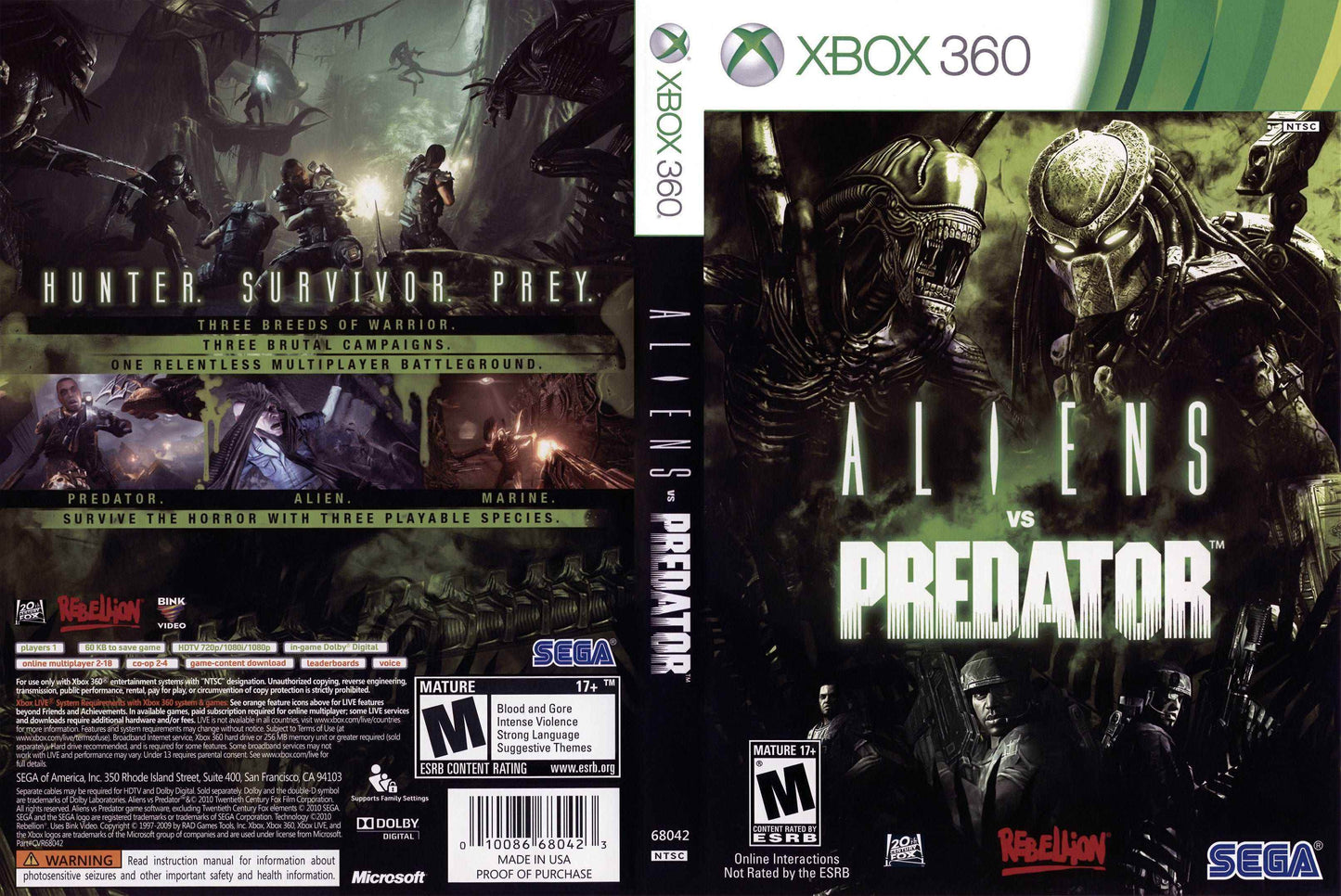 Alien vs. Predator Cover Art - WOI Solutions