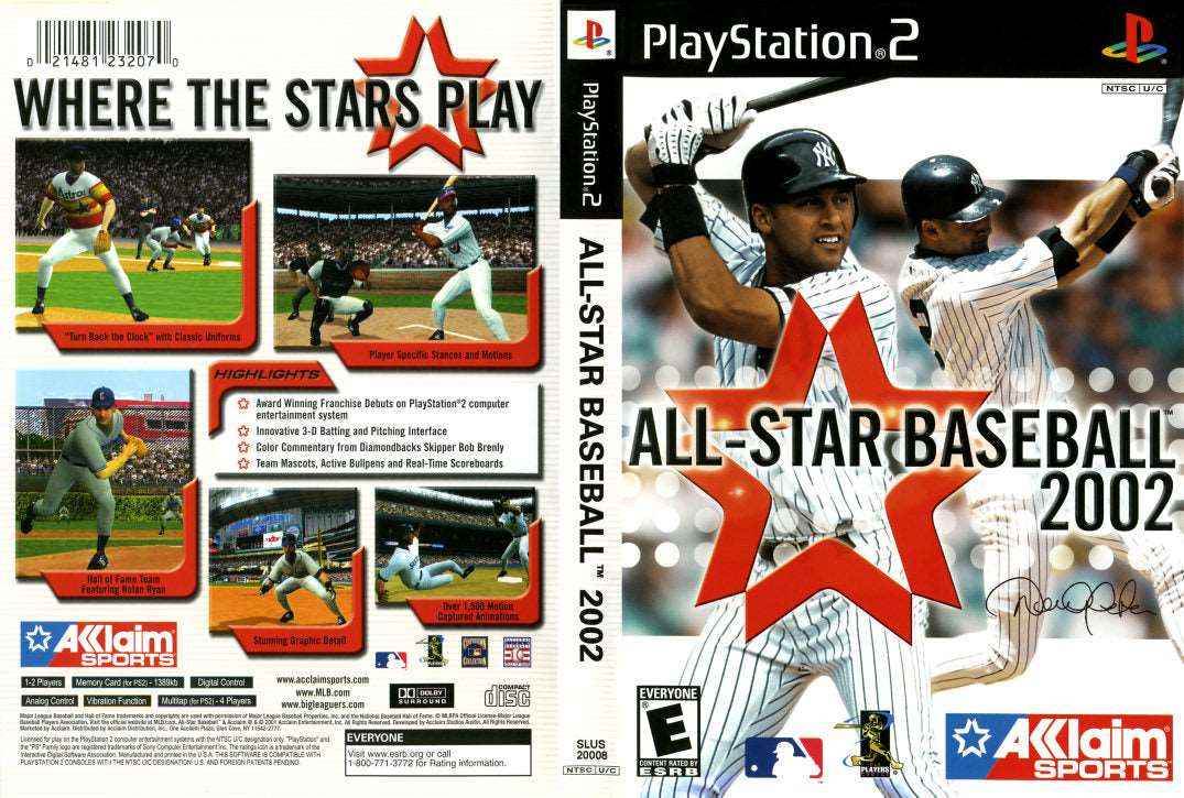 All-Star Baseball 2002 Cover Art - WOI Solutions