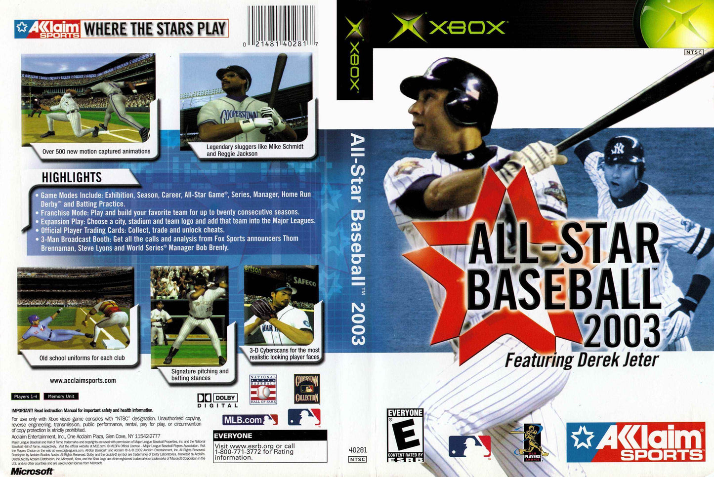 All-Star Baseball 2003 Cover Art - WOI Solutions