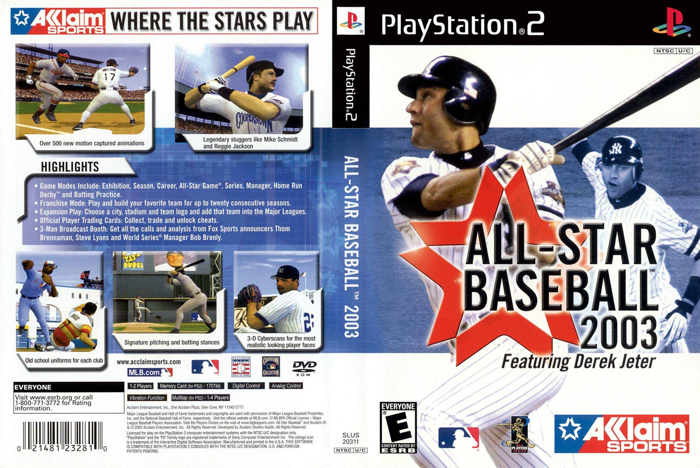All-Star Baseball 2003 Cover Art - WOI Solutions