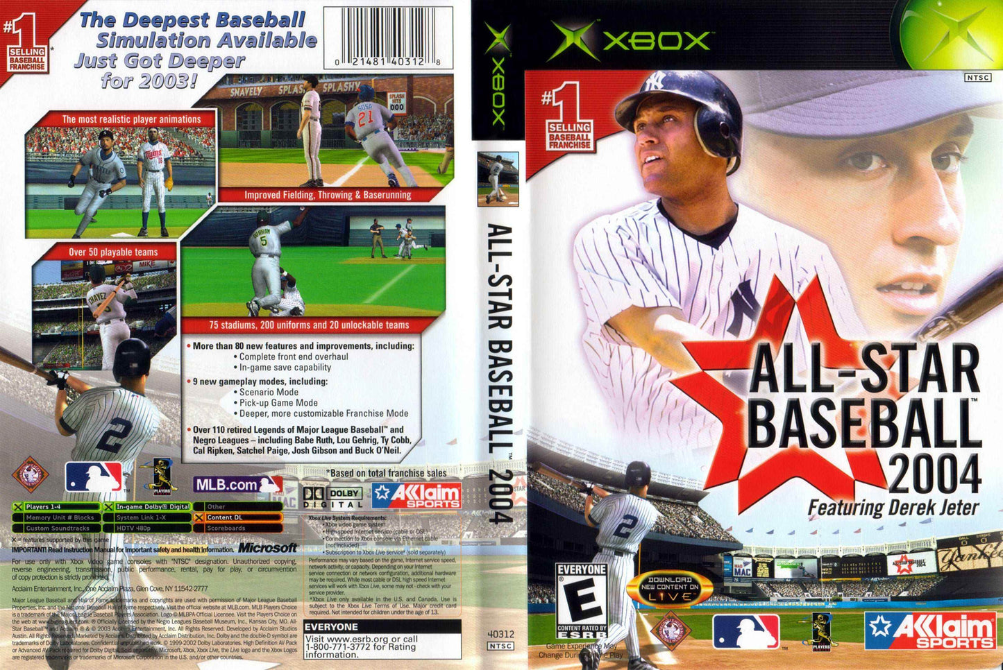 All-Star Baseball 2004 Cover Art - WOI Solutions
