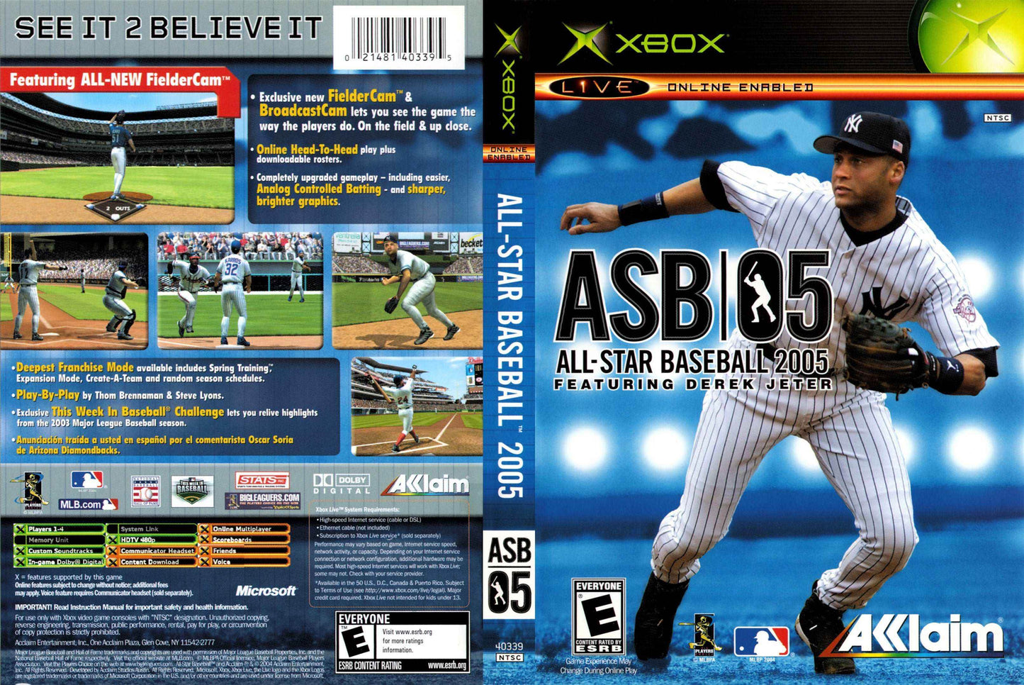 All-Star Baseball 2005 Cover Art - WOI Solutions