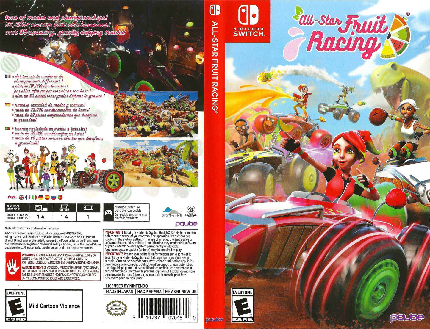 All-Star Fruit Racing Cover Art - WOI Solutions