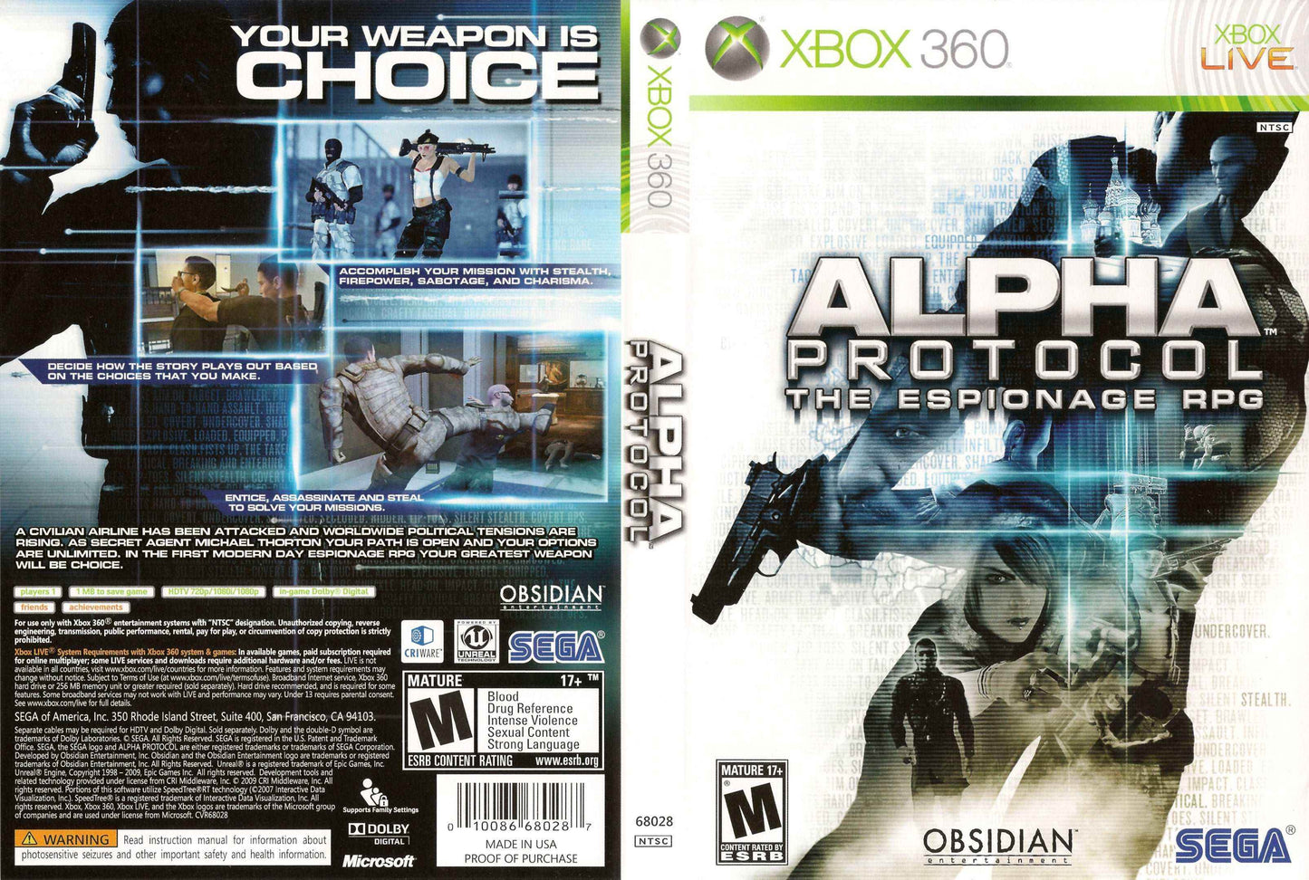 Alpha Protocol Cover Art - WOI Solutions